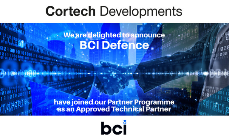 BCI Defence Joins Cortech as an Approved Technical Partner
